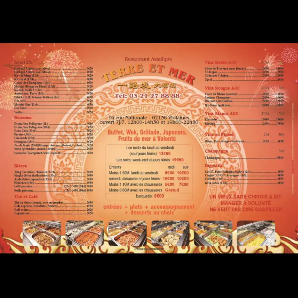 Menu_Terre Et Mer_Auchy-les-Mines_image_1