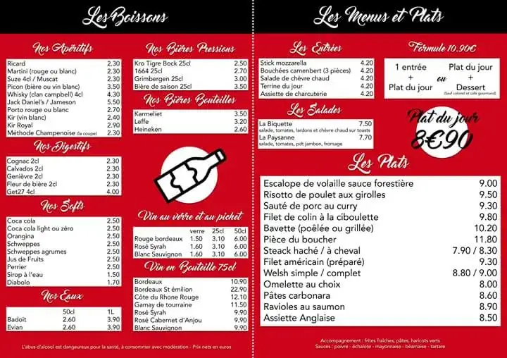 Menu_Le Huit Pool_Bassée_image_1