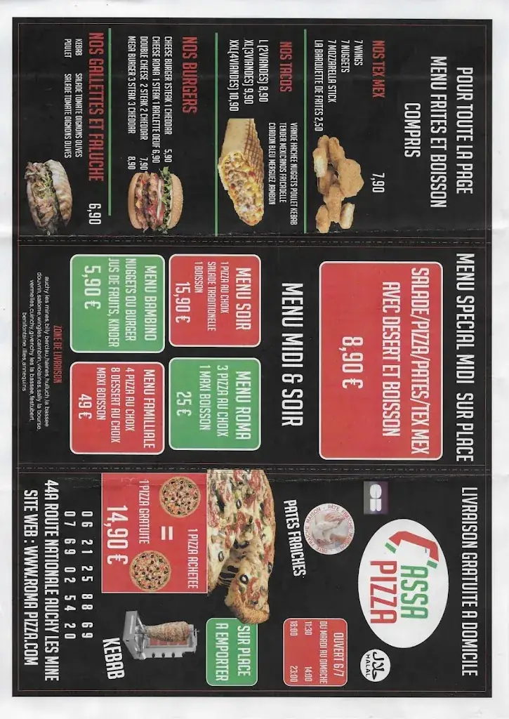 Menu_Roma Pizza_Auchy-les-Mines_image_2