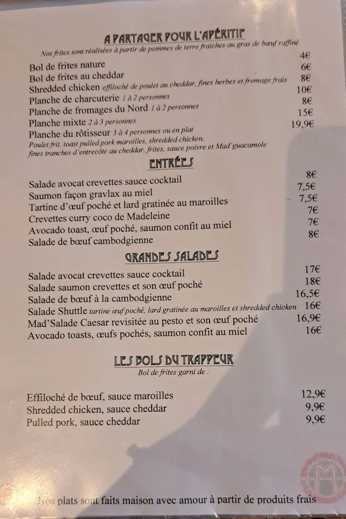 Menu_Chez Madeleine_Noyelles-Godault_image_2