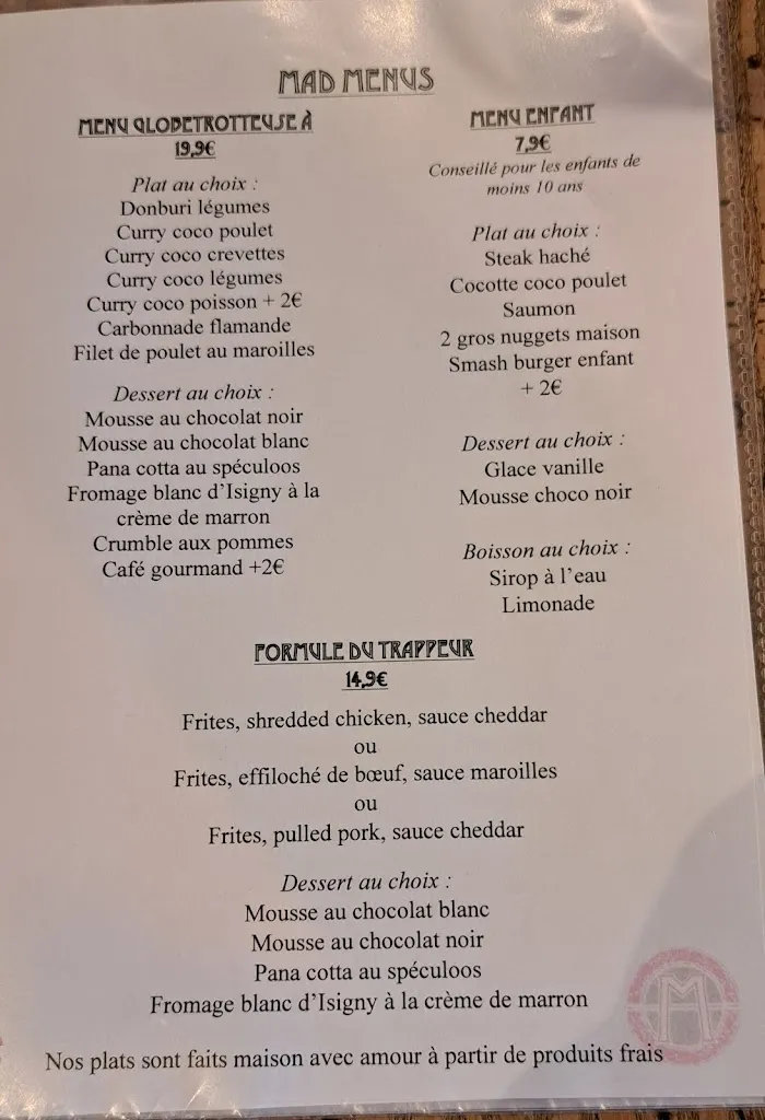 Menu_Chez Madeleine_Noyelles-Godault_image_4