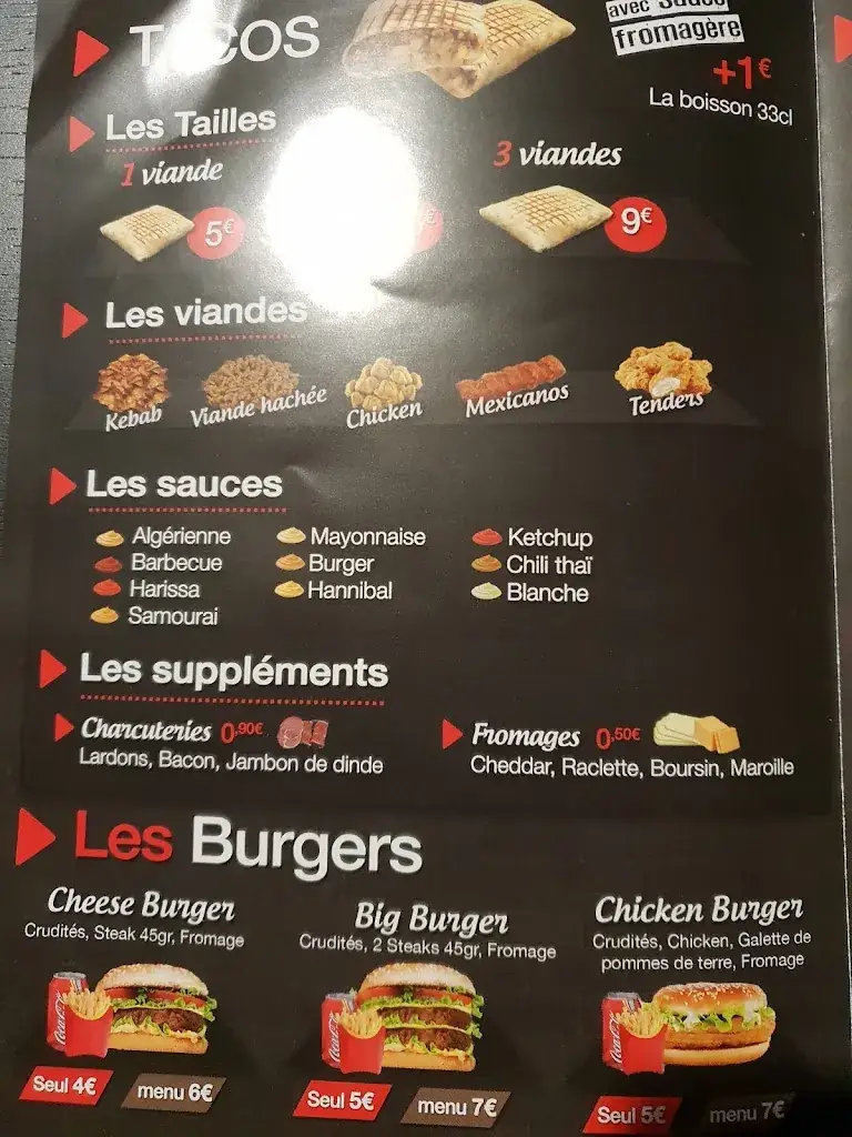 Le 26 fast food restaurant in Auby