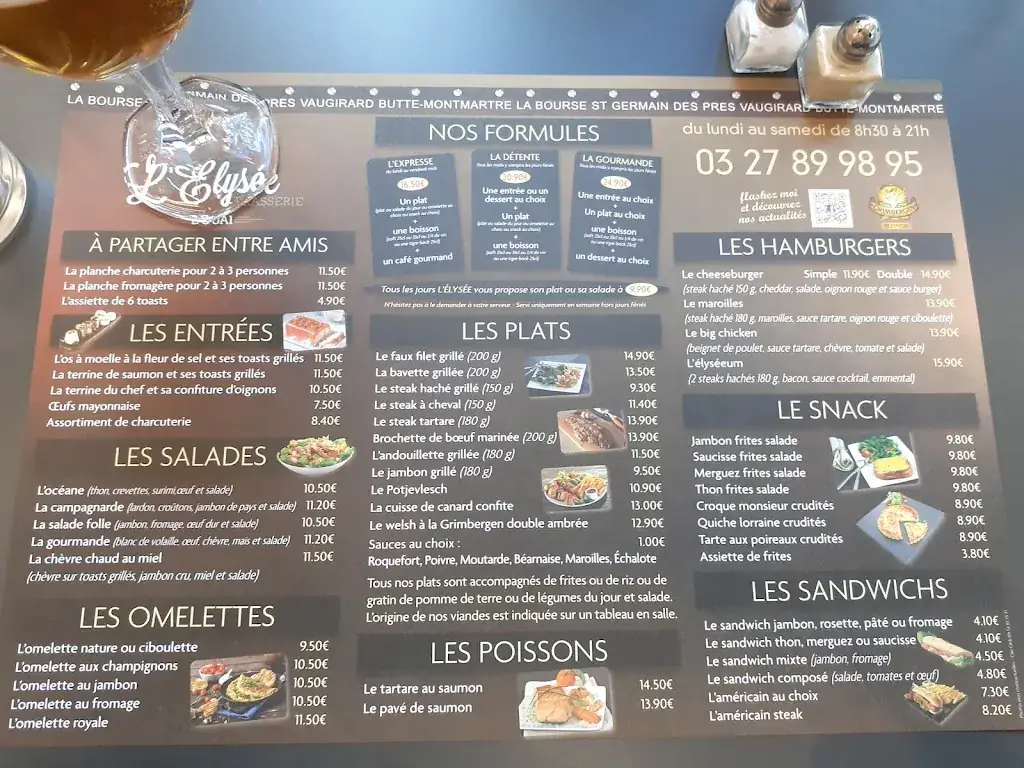 Menu_L'Elysée Brasserie_Flers-en-Escrebieux_image_2