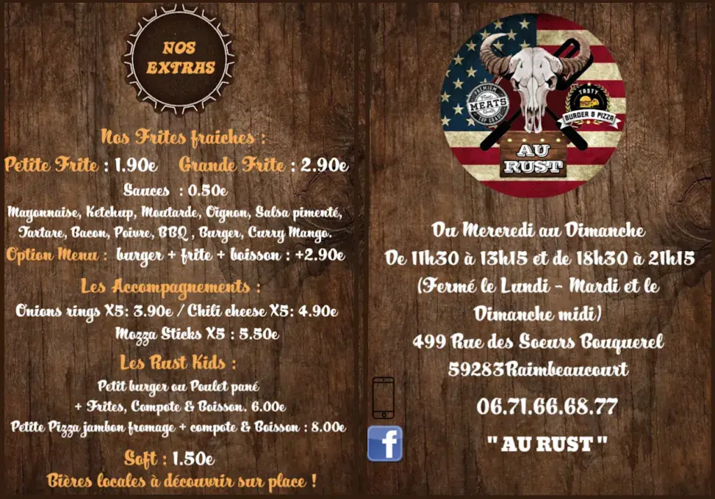Menu_AU RUST ( Raimbeaucourt )_Raimbeaucourt_image_2