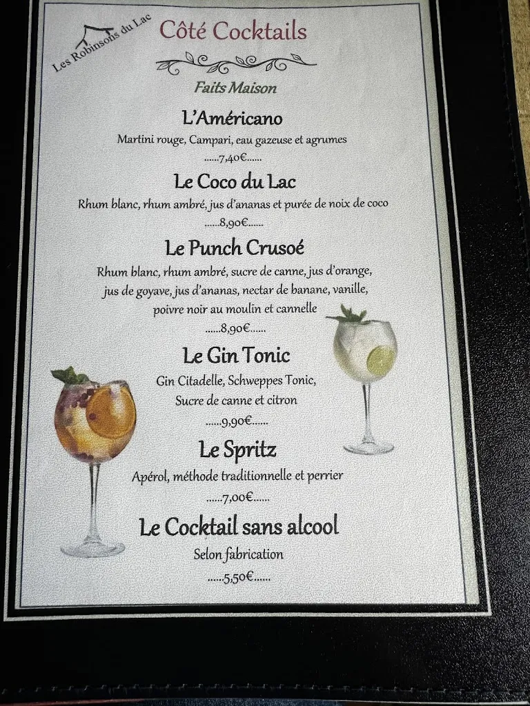 Menu_Les Robinsons du Lac - Le restaurant_Ardres_image_2