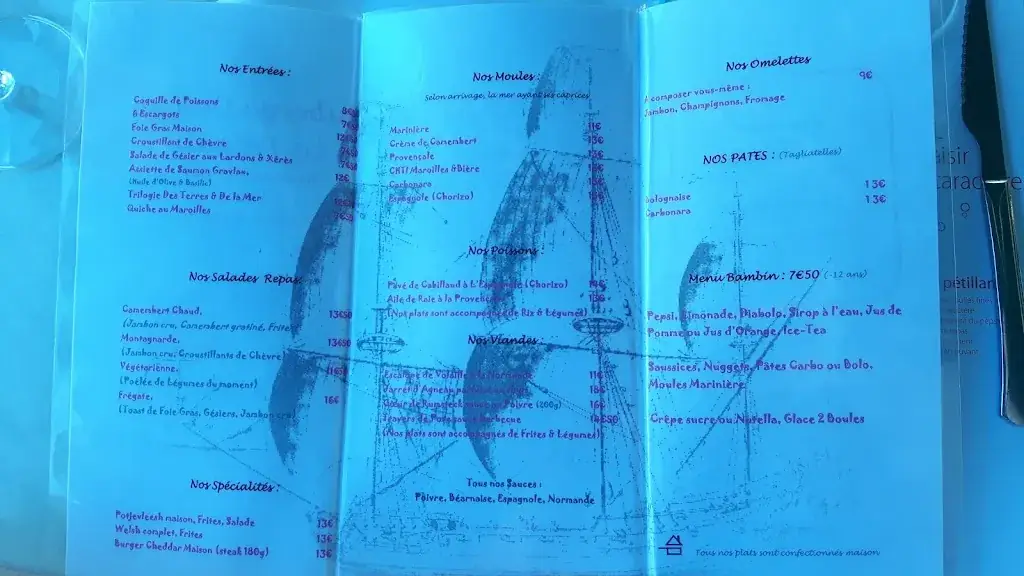 Menu_La Cottage du Lac_Ardres_image_1