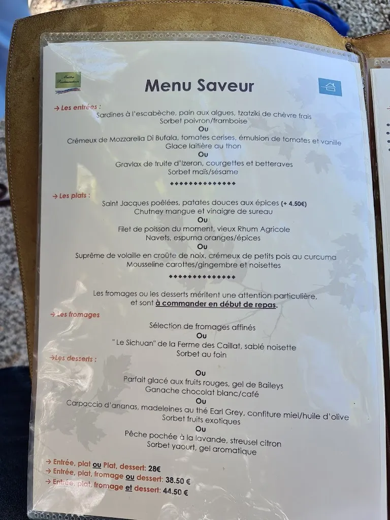 Menu_Restaurant La Tivollière_Saint-Marcellin_image_2