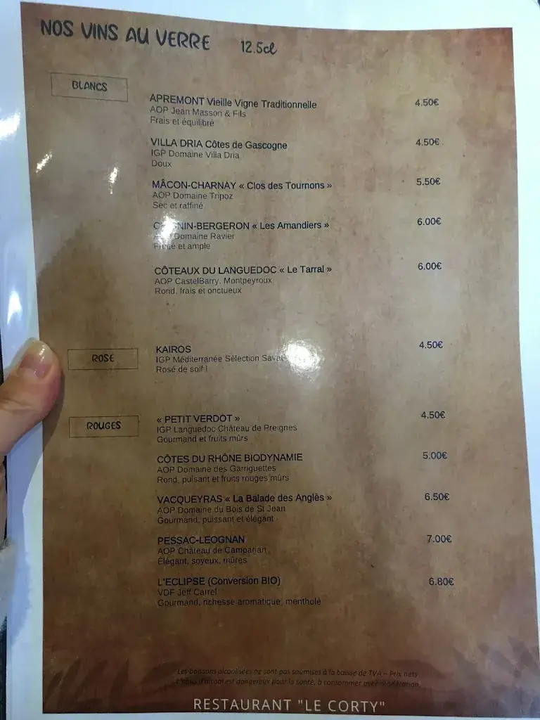 Menu_Le Corty_Albertville_image_4