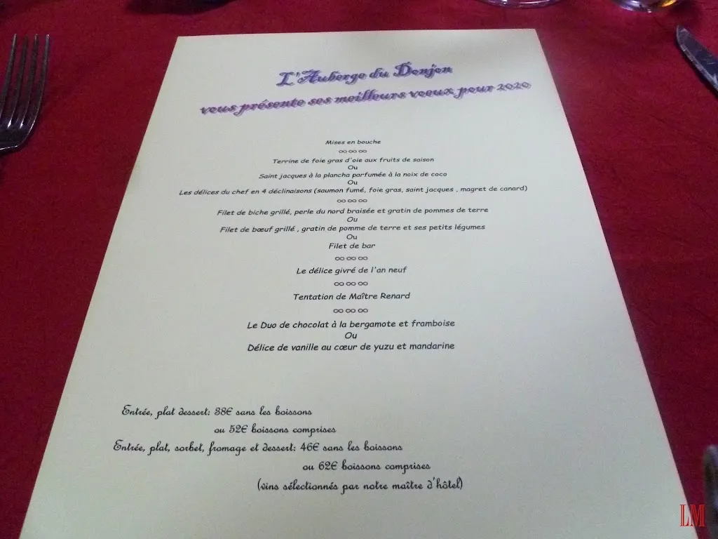Menu_Auberge du Donjon_Fresnicourt-le-Dolmen_image_4