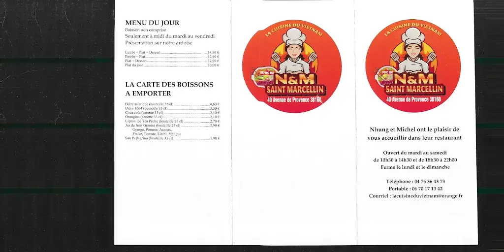 Menu_La Cuisine du Vietnam_Saint-Marcellin_image_3