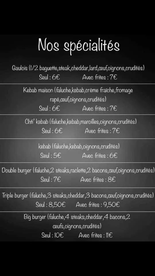 Menu_La Baraque à Frites Chez Stef Audruicq_Audruicq_image_2
