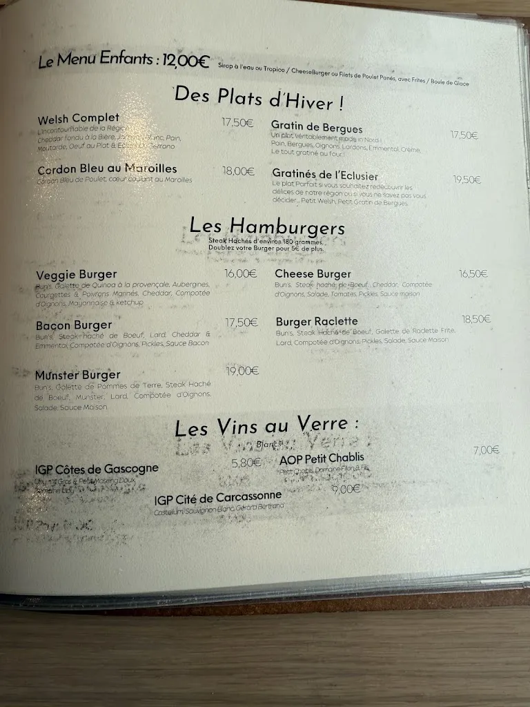 Menu_L'eclusier - Gravelines_Gravelines_image_1