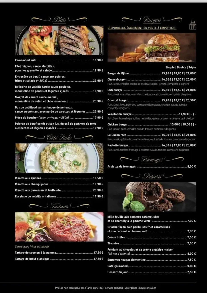 Menu_Brasserie Leduc Restaurant Laon_Laon_image_1