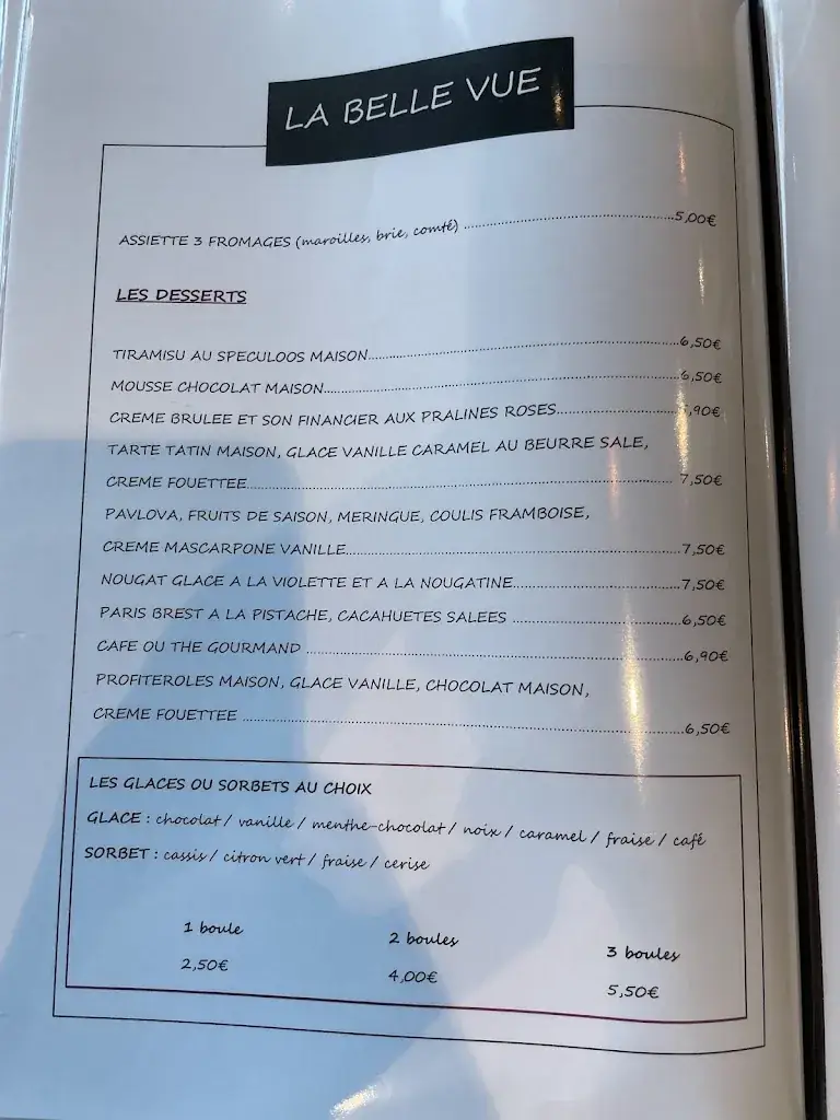 Menu_La Belle Vue_Laon_immagine_1