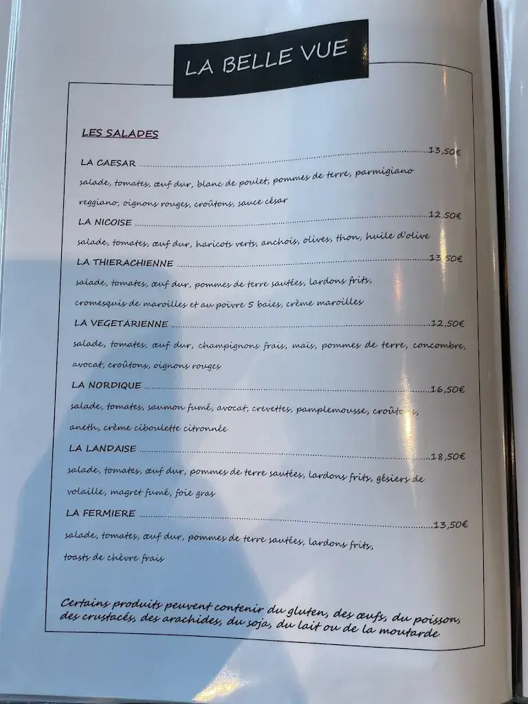 Menu_La Belle Vue_Laon_immagine_2