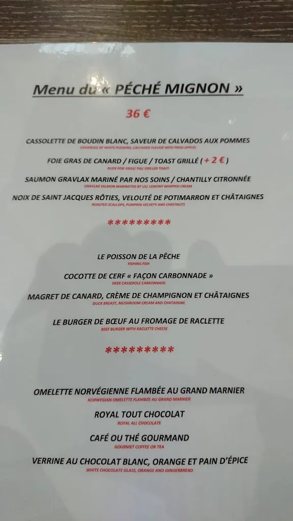 Menu_Restaurant le Péché Mignon_Laon_image_2