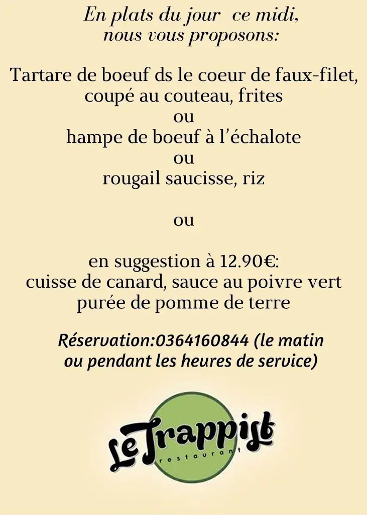 Menu_Le Trappist_Laon_image_1