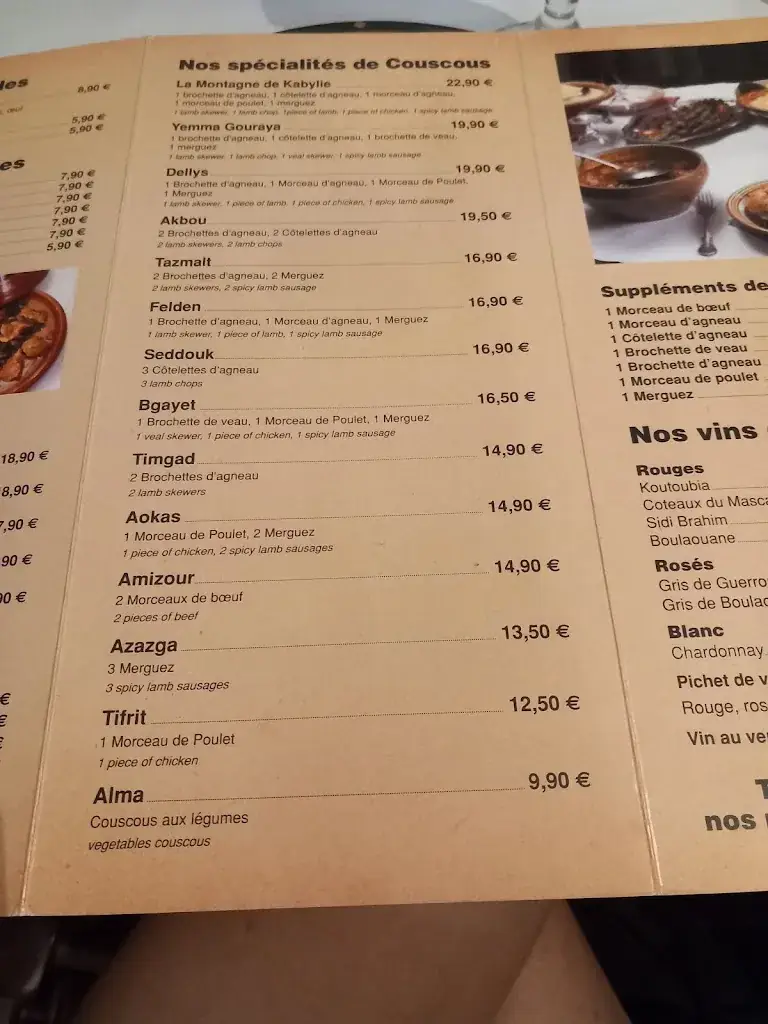 Menu_Le Soleil de Kabylie_Laon_image_3