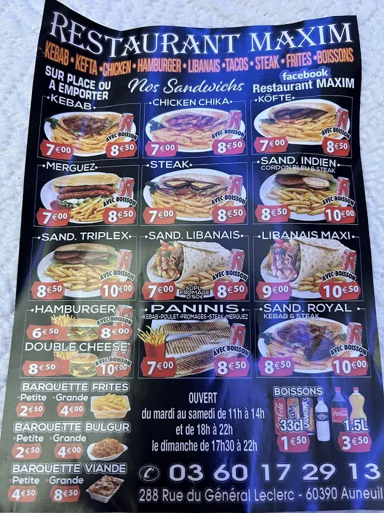 Menu_Restaurant Maxim Adem_Auneuil_image_3