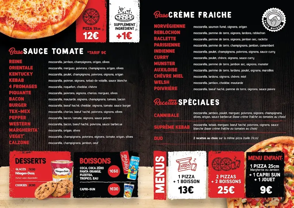 Menu_La Pizz' à Tof_Auxi-le-Château_image_1