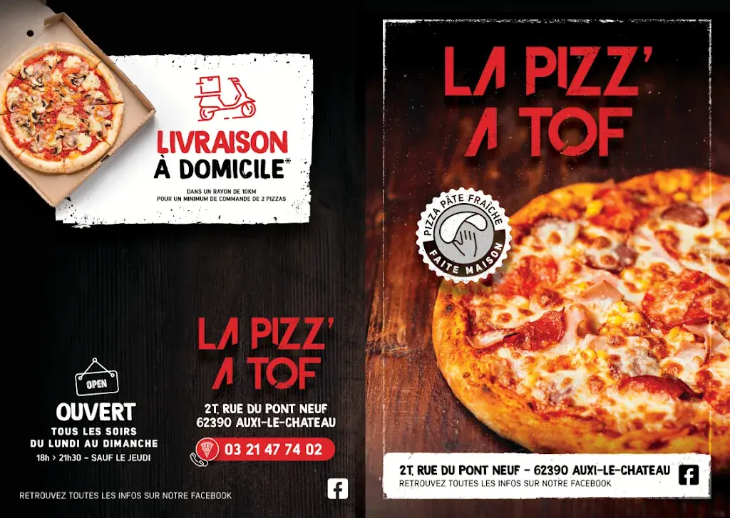 Menu_La Pizz' à Tof_Auxi-le-Château_image_2