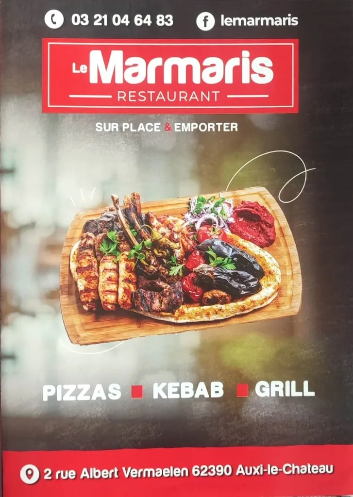 Menu_Le Marmaris_Auxi-le-Château_immagine_4
