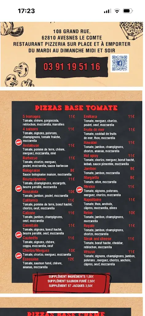 Menu_LA MARINELLA_Avesnes-le-Comte_image_3