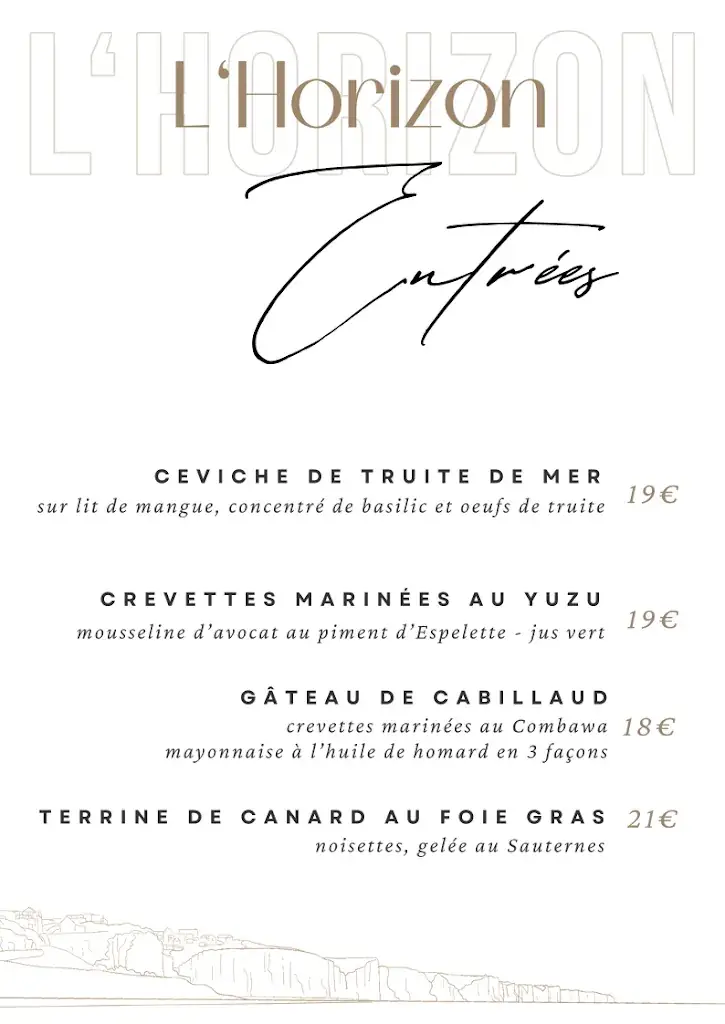 Menu_Restaurant l'Horizon_Ault_image_1
