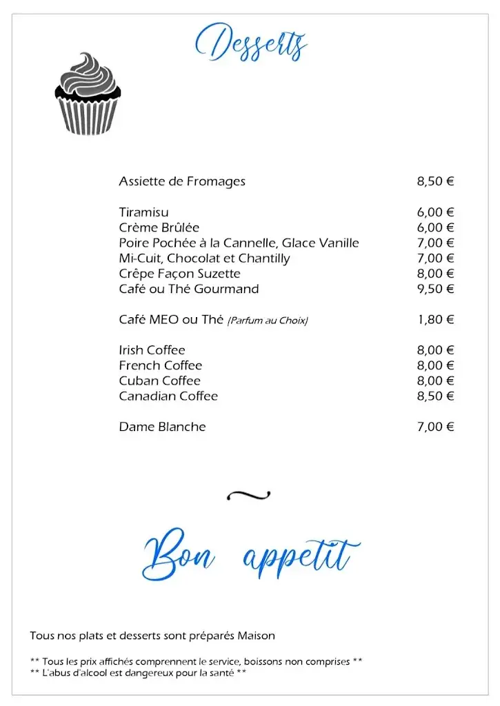 Menu_L’Entrepotes - Restaurant - Armentières_Armentières_image_2