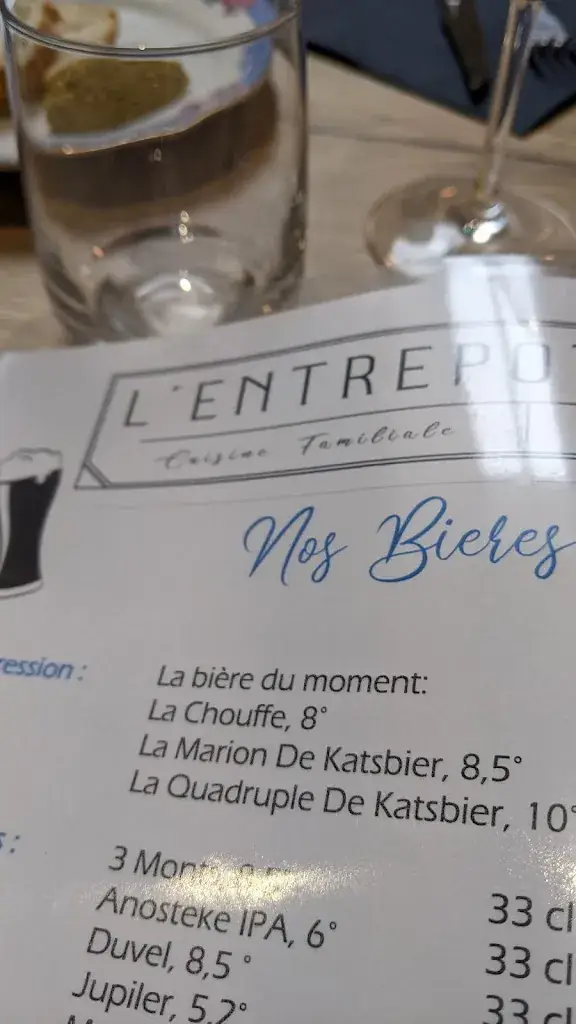 Menu_L’Entrepotes - Restaurant - Armentières_Armentières_image_3