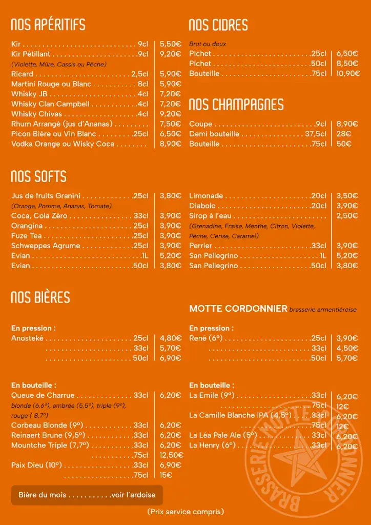 Menu_La Tentation du Renard_Armentières_image_4