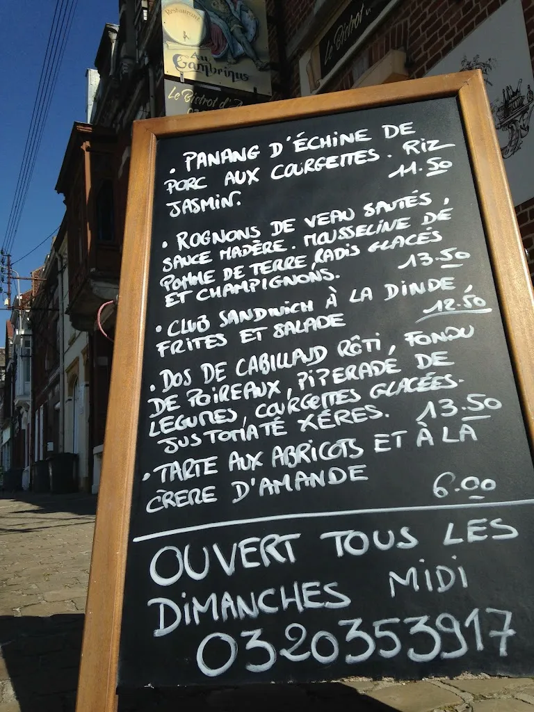 Menu_Le Bistrot d'Arnaud_Armentières_image_3