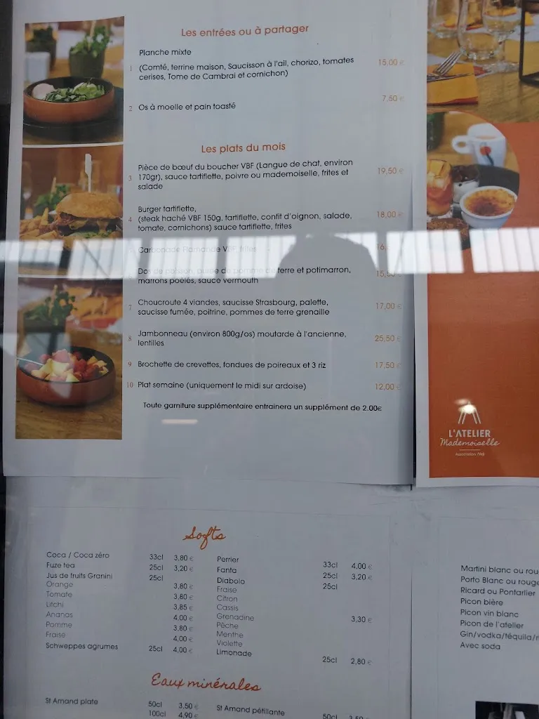 Menu_L'Atelier Mademoiselle_Armentières_image_4