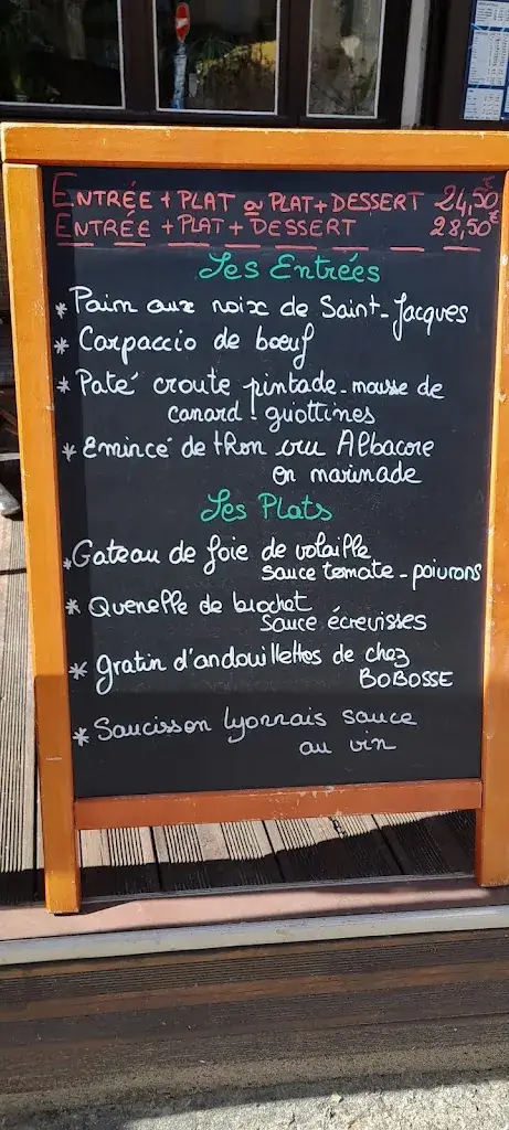 Menu_Auberge du Chapeau Rouge_l'Abbaye_image_3