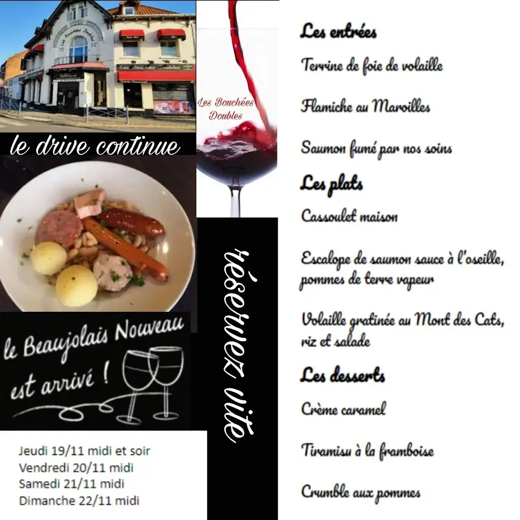 Menu_Les Bouchées Doubles_Chapelle-d'Armentières_immagine_1