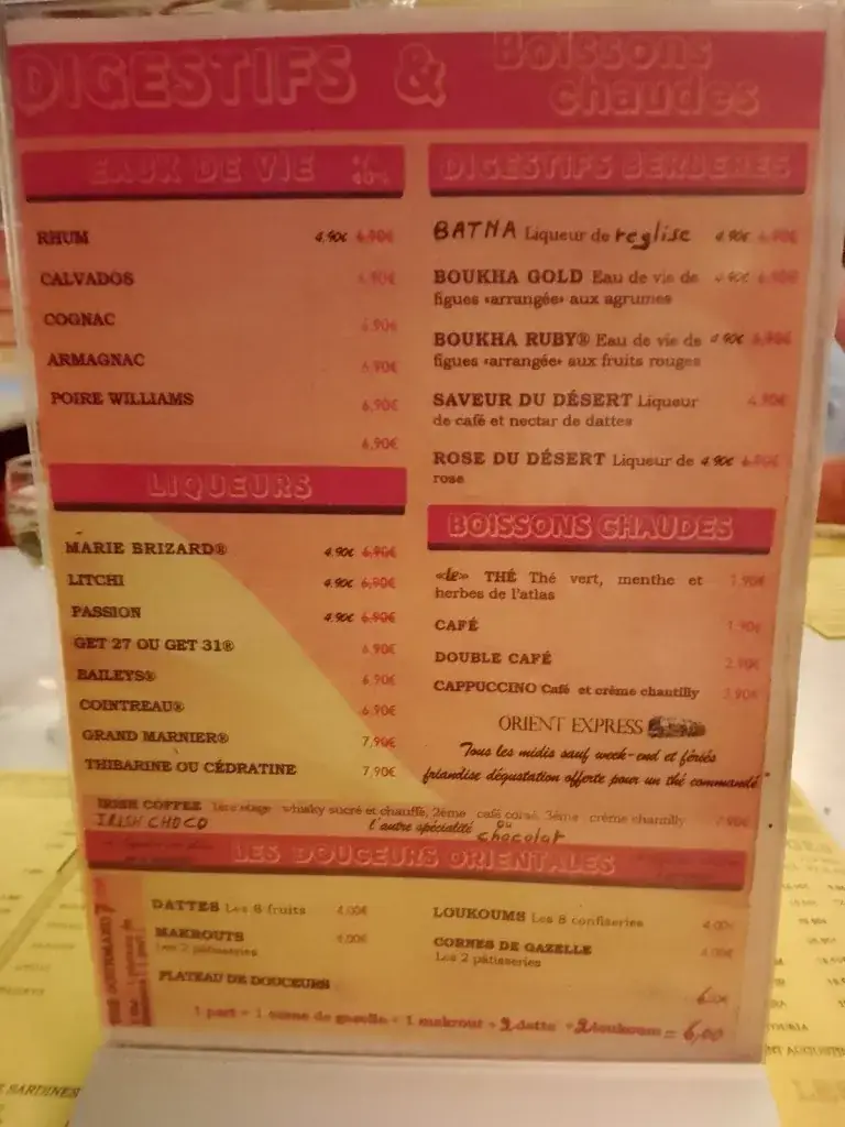 Menu_Le Roi du Couscous_Armentières_image_4