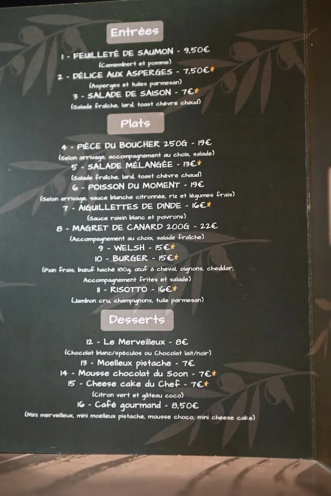Menu_Au Soon_Chapelle-d'Armentières_image_4
