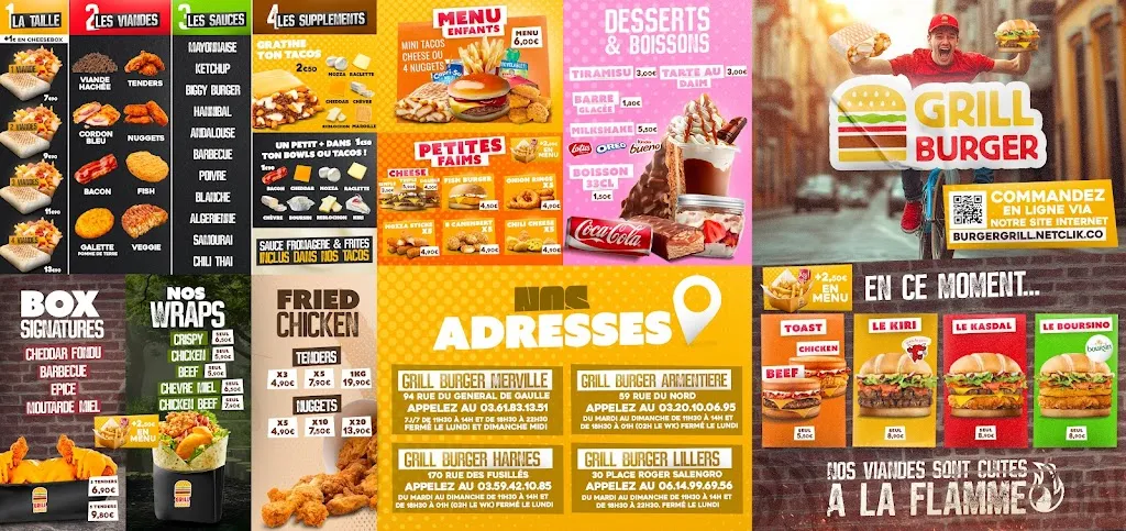 Menu_Grill Burger Armentières - Cuisson à la flamme_Armentières_image_2