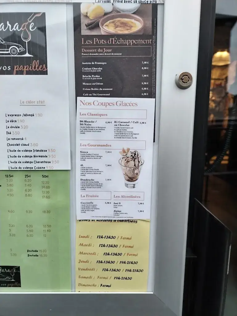 Menu_Restaurant O'Garage_Bachant_imagen_3