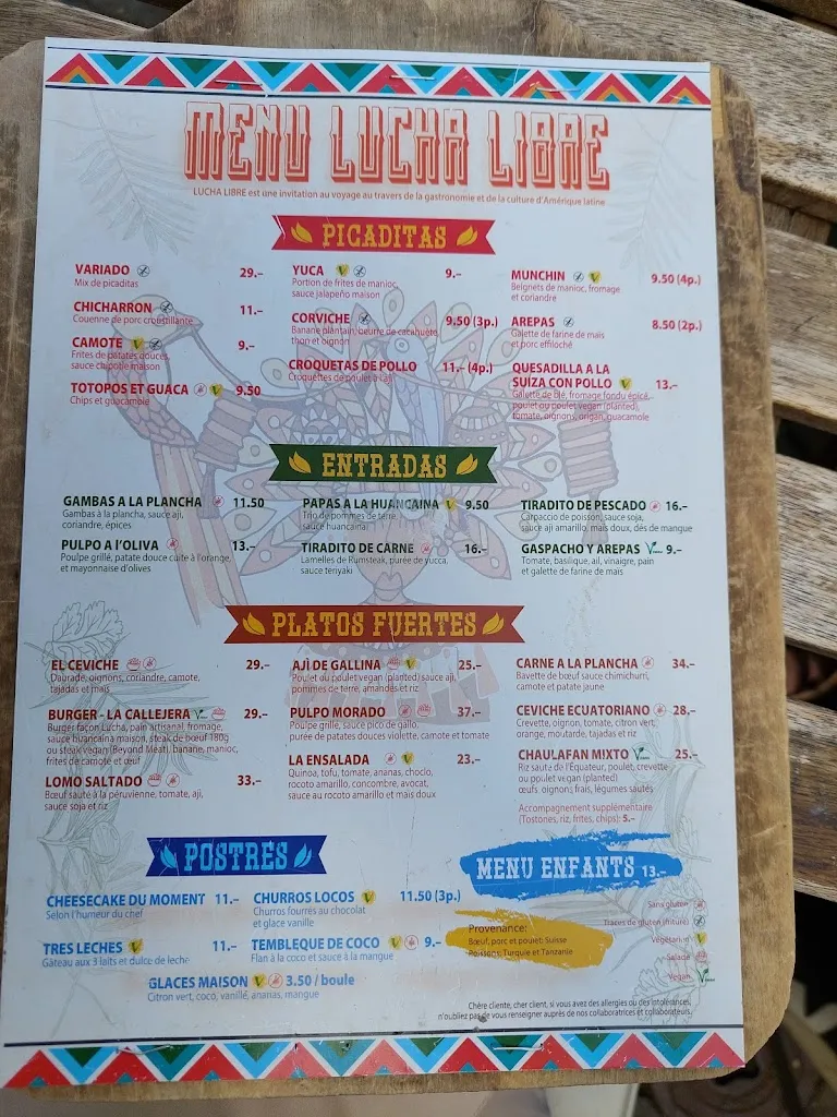 Menu_LUCHA LIBRE Lausanne_Lausanne_image_3