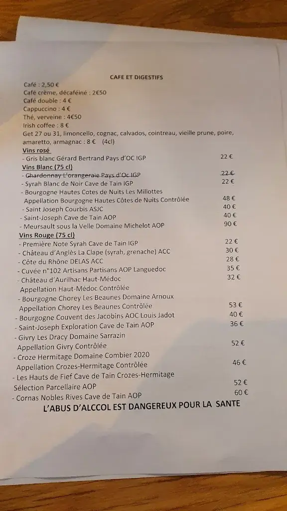 Menu_Le Trou Normand_Baisieux_image_1