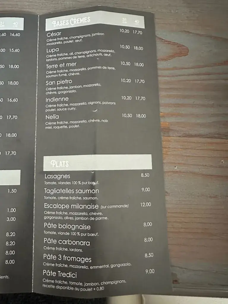 Menu_Tredici Baisieux_Baisieux_image_1