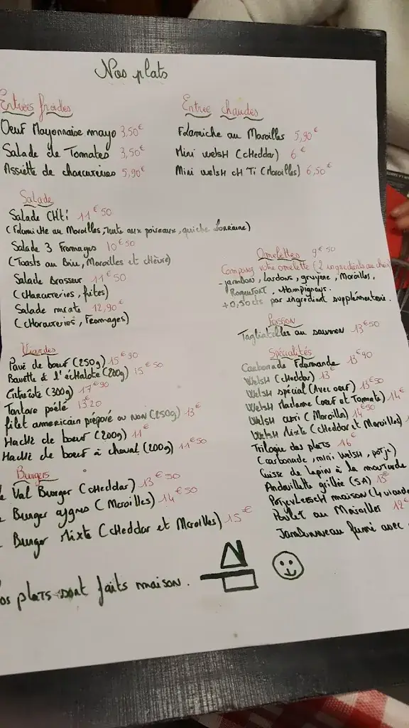 Menu_Le Val en Cygnes_Valenciennes_image_1