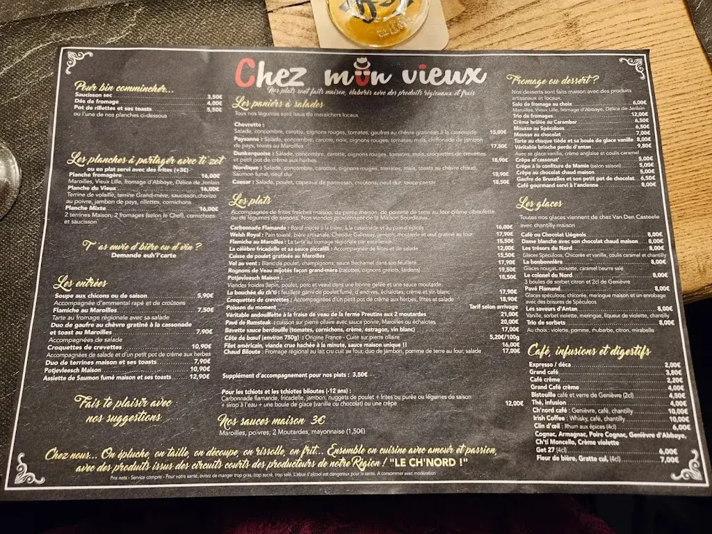 Menu_Chez Mon Vieux_Valenciennes_image_1