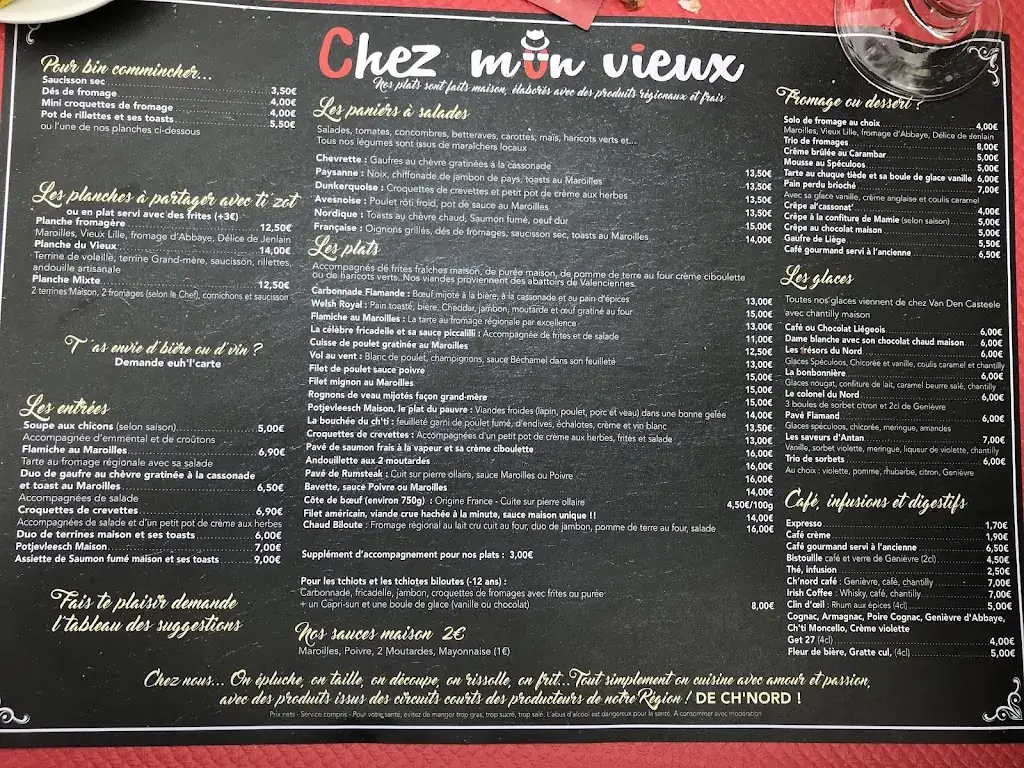 Menu_Chez Mon Vieux_Valenciennes_image_3