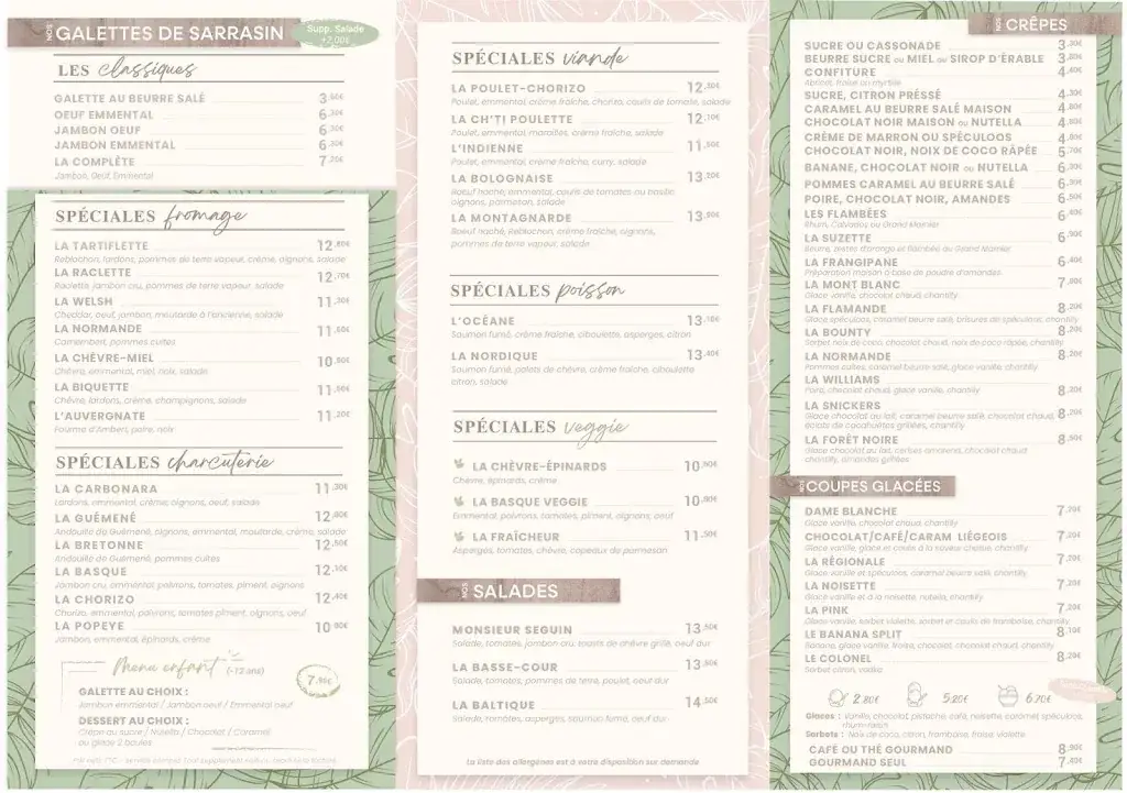 Menu_La Sarrazine_Valenciennes_image_1