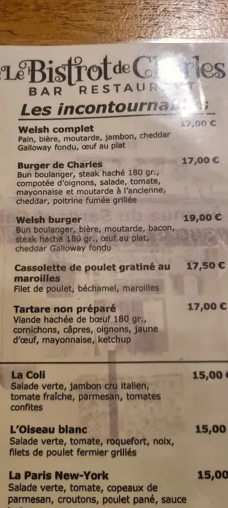 Menu_Le Bistrot de Charles_Valenciennes_image_3