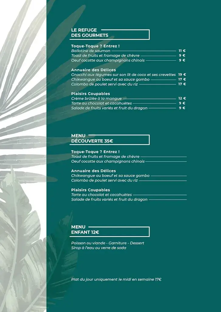 Menü_Chez Mamoune Beauvais_Beauvais_Bild_1