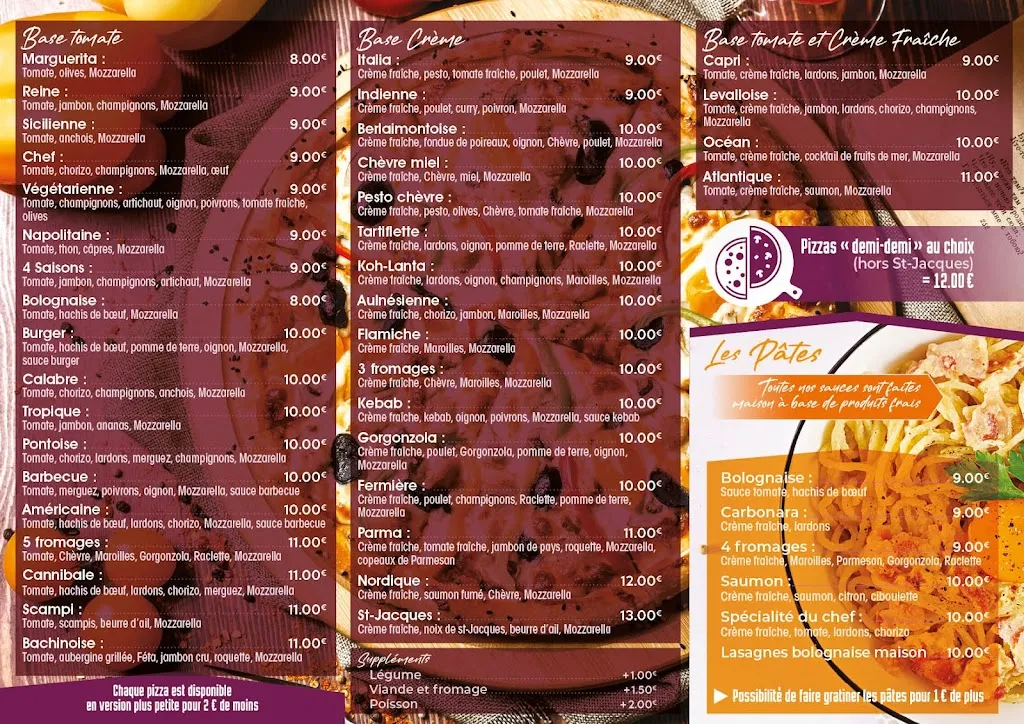 Menu_Pizzeria Saint Martin_Aulnoye-Aymeries_image_2