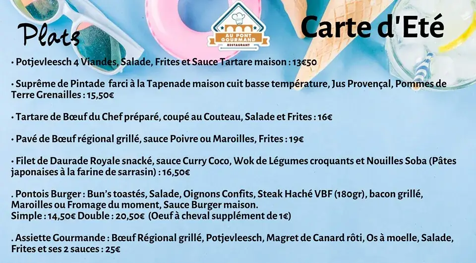 Menu_Au Pont Gourmand_Pont-sur-Sambre_image_1